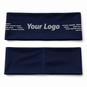 Elastisches Laufstirnband mit reflektierendem Aufdruck ...